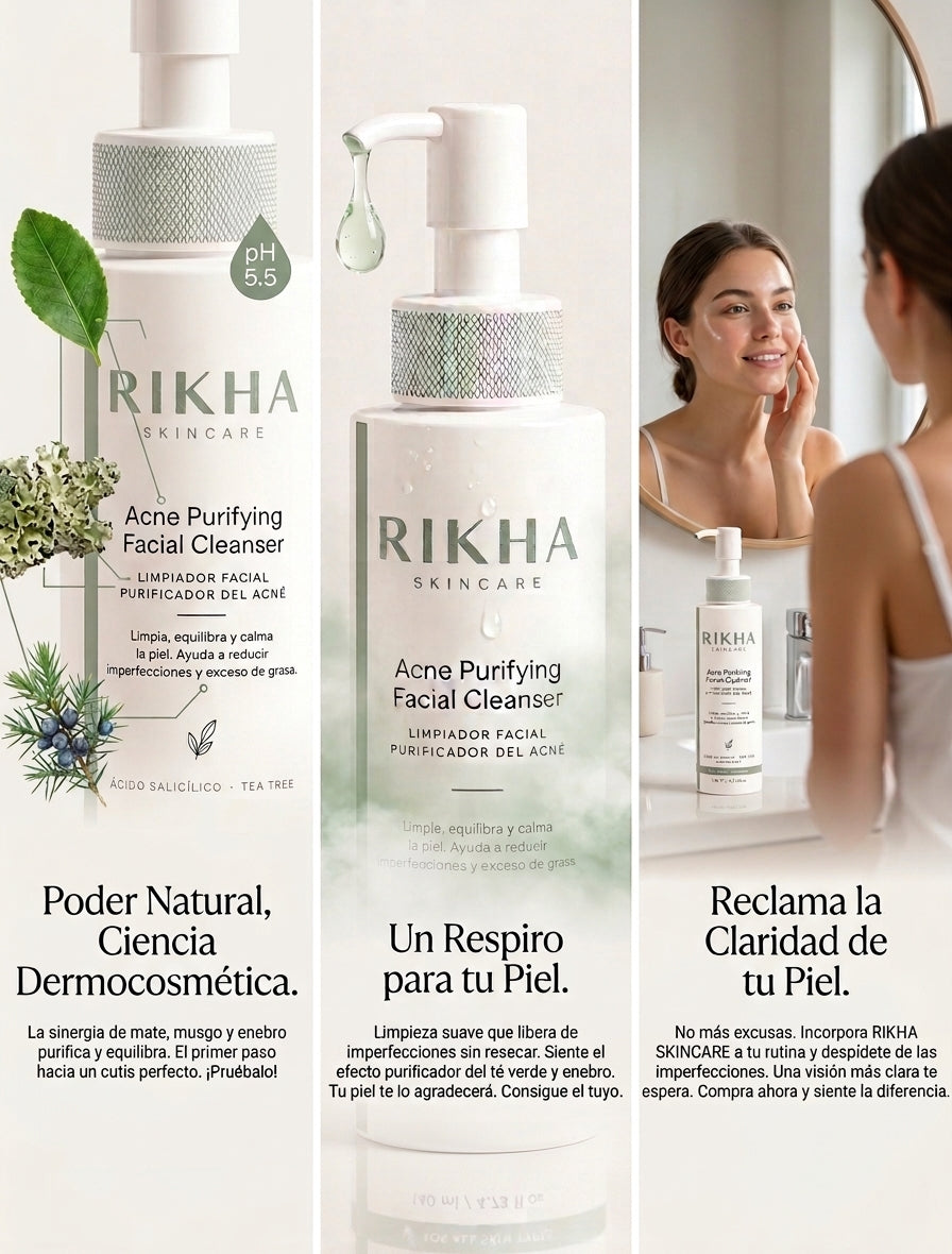 Limpiador facial purificador del acné